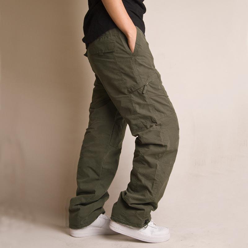 Winter Wear Double Layer Thick Cotton Outdoor Men's Pants