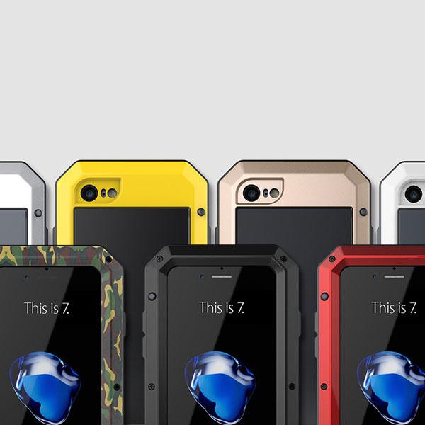 Water Dirt and Shock Proof 360 Degree Protection Phone Case For iPhone 7 And 7 PLUS