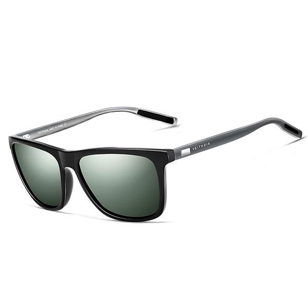 Unisex Retro Aluminum Polarized Lens Sunglasses