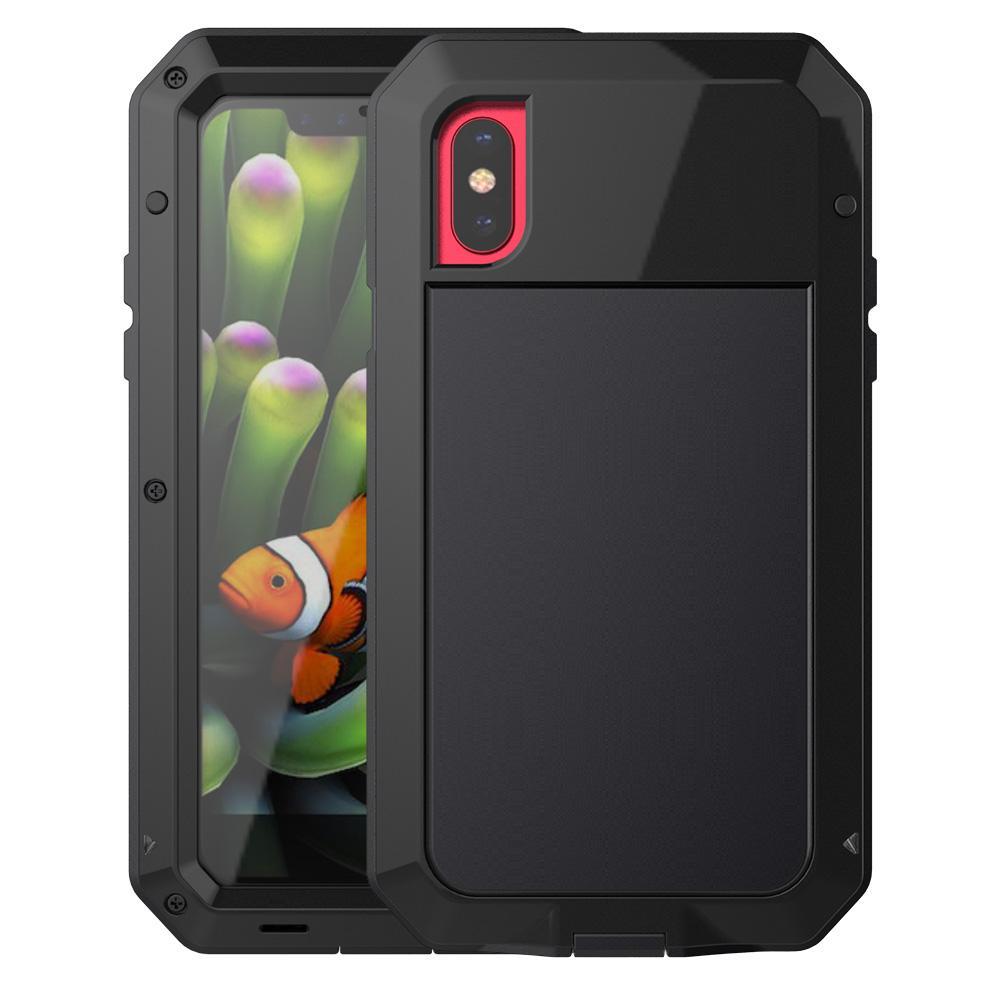 Three Layered Aluminum Metal Phone Case For iPhone X