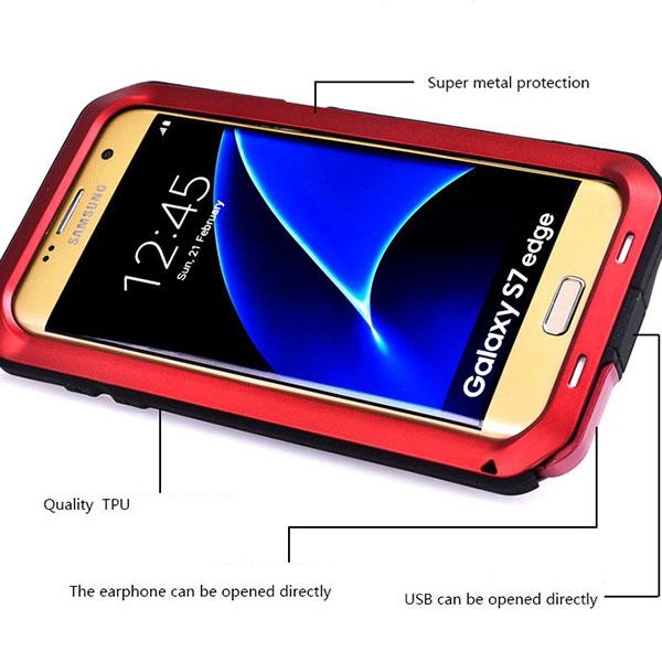 Snow Dirty and Shock Proof Phone Case For Galaxy S7 edge
