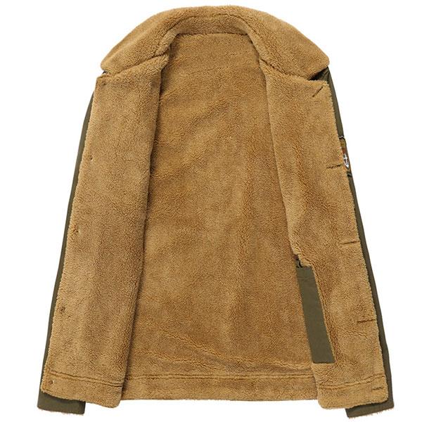 Thicken Daily Wear Men's Coat Large Size