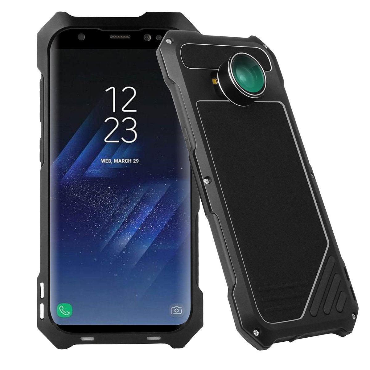 All Around Protection Water Dirt And Shock Proof Phone Case For SAMSUNG Galaxy S8 And S8+ With External Camera