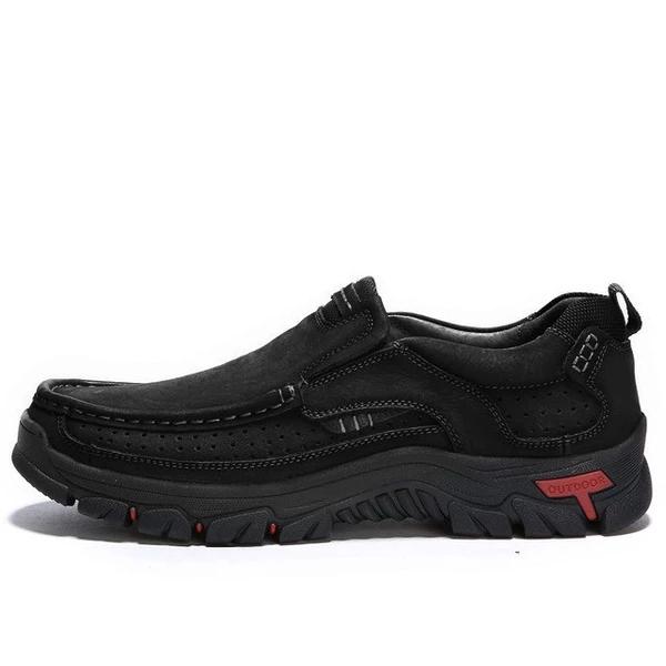 Spring Autumn Stylish Men Leather Hiking Shoes