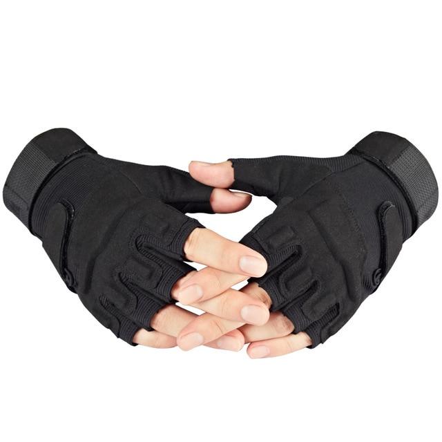 Tactical Fingerless Fighting Combat Glove