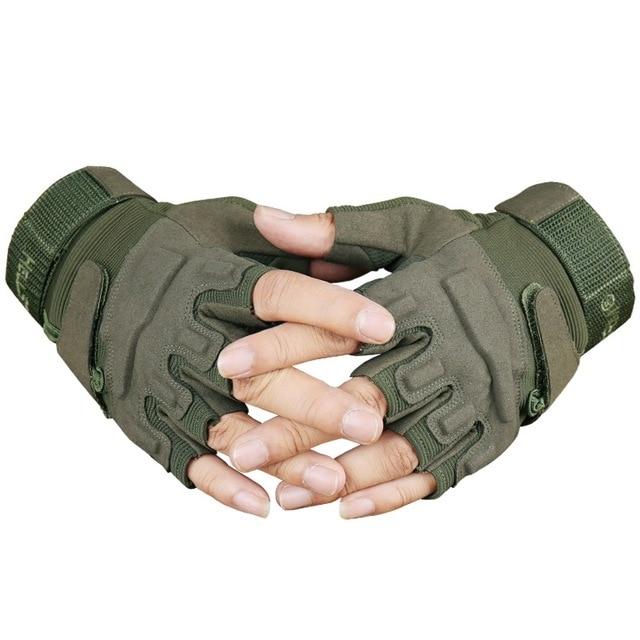 Tactical Fingerless Fighting Combat Glove