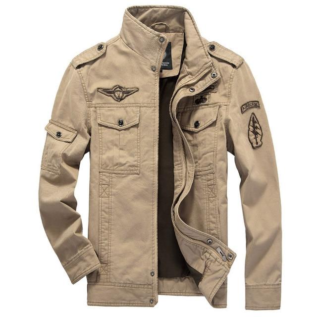Casual Military Army Jacket Size M-6XL