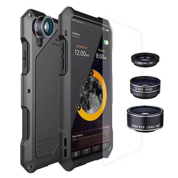 360° Protection Four Layer Phone Case For iPhone X With Eternal Camera