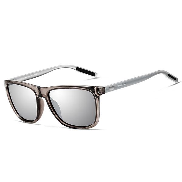 Unisex Retro Aluminum  Polarized Lens Sunglasses