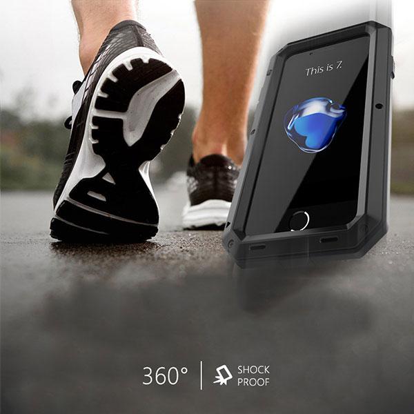 Water Dirt and Shock Proof 360 Degree Protection Phone Case For iPhone 7 And 7 PLUS