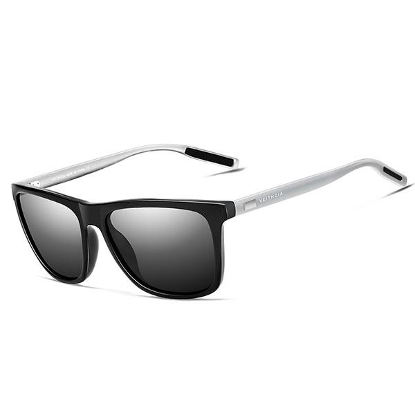 Unisex Retro Aluminum  Polarized Lens Sunglasses