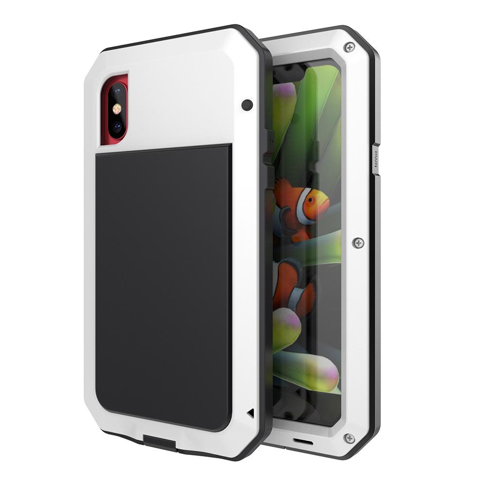 Three Layered Aluminum Metal Phone Case For iPhone X