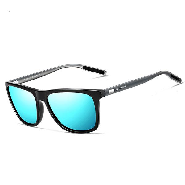 Unisex Retro Aluminum  Polarized Lens Sunglasses