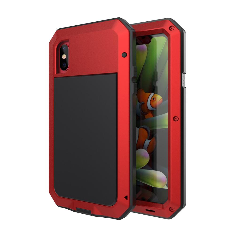 Three Layered Aluminum Metal Phone Case For iPhone X