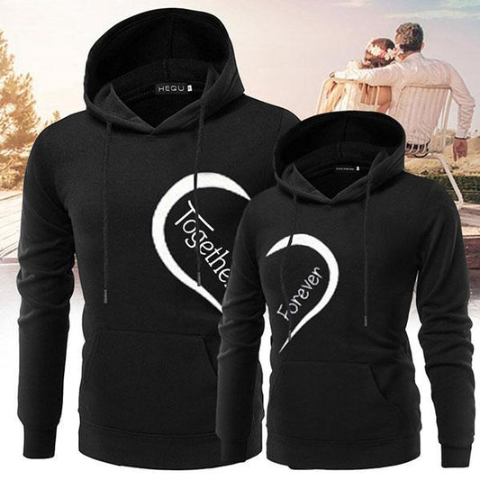 Together and Forever Couple Hoodies