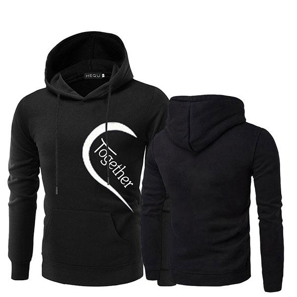 Together and Forever Couple Hoodies