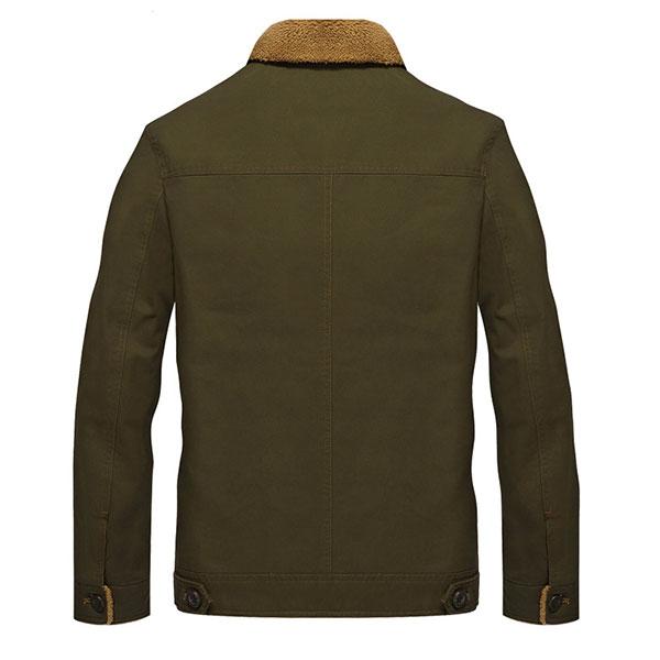 Thicken Daily Wear Men's Coat Large Size