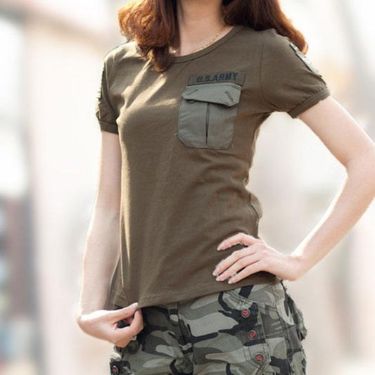 US Army Style Women T-Shirt