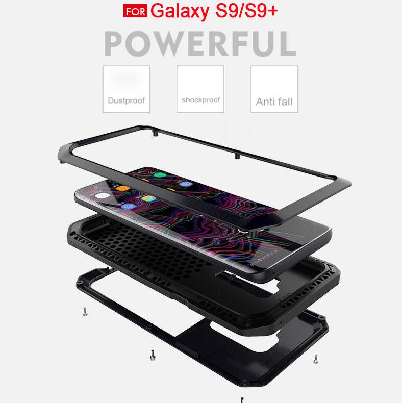 Three Layer Phone Case For GALAXY S7 S8 S9 S10 Note 8 Note 9 Note 10 Series
