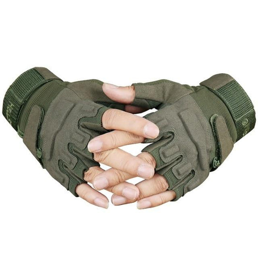 Tactical Fingerless Fighting Combat Glove
