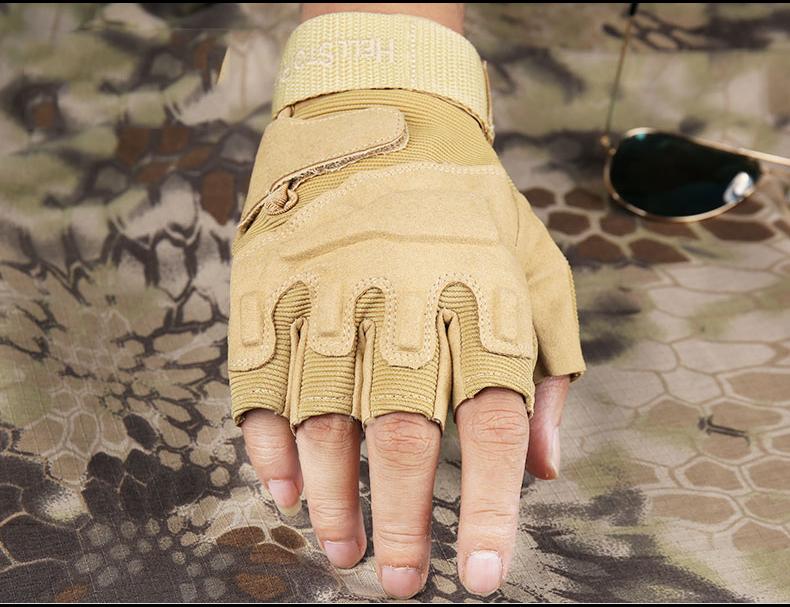 Tactical Fingerless Fighting Combat Glove